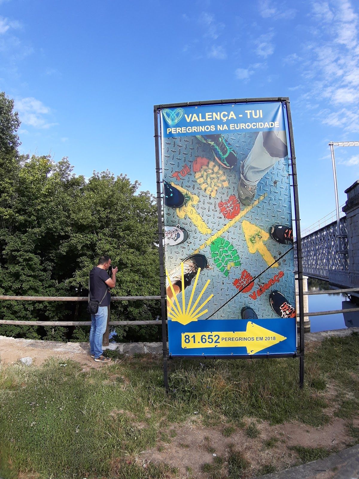 Ponte Rodo-Ferroviária de Valença, Valença, Valença, Cristelo Covo e Arão, Viana do Castelo, Alto Minho, North, Portugal