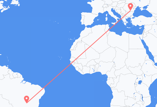 Brasilia à Bucarest