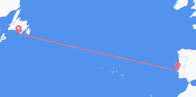 San Pedro y Miquelón a Portugal