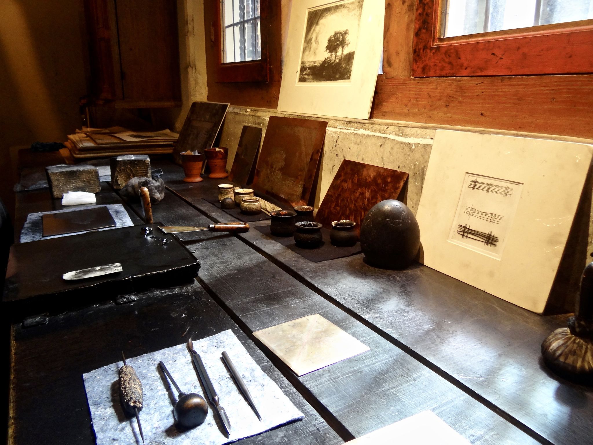 photo of light in the Rembrandt's house, Amsterdam.