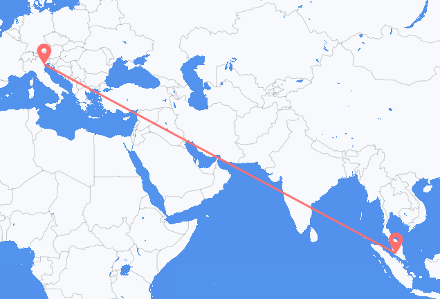 Kuala Lumpur to Venice