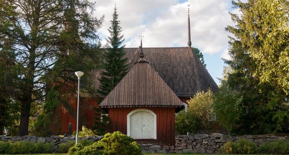 Photo of Pihlajаvesi (Petäjävesi) Old Church ,Pihlajаvesi (Petäjävesi) is municipality of Finland.