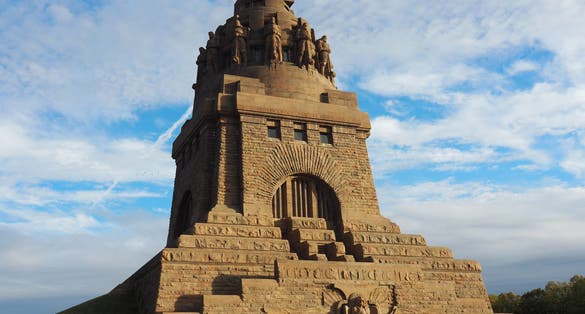 photo of Monument in Leipzig germany for battle of nations .