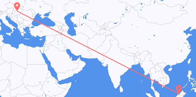 Бруней-Даруссалам в Венгрию