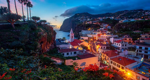 photo of Farol de Câmara de Lobos on Madeira, Portugal.