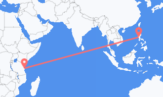 Dar es Salaam to Angeles