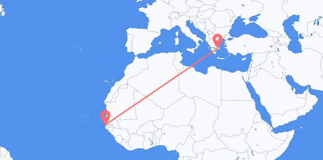 the Gambia to Greece