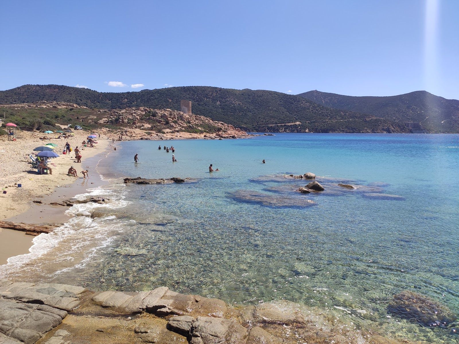 Spiaggia Torre del Budello, Teulada, Sud Sardegna, Sardinia, Italy