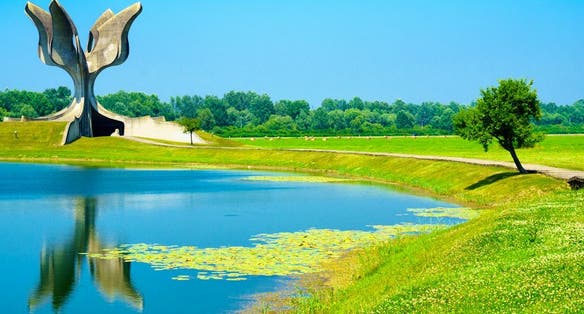 Jasenovac Memorial Site or Jasenovac contrentration camp Memorials (Spomen područje Jasenovac ili Spomen-područje bivšeg koncentracijskog logora III Ciglana Jasenovac - Hrvatska)