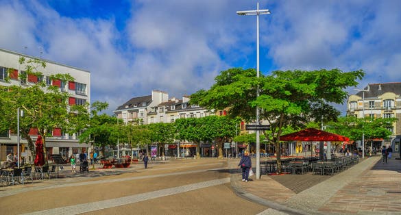 Photo of France Brittany town of Lorient center Downtown Place Jules Ferry