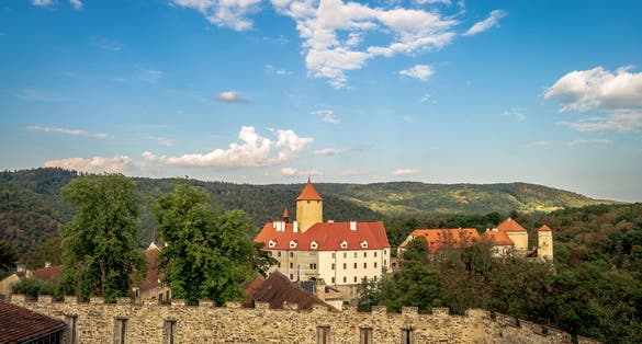 Photo of Veveří that is originally a princely and royal castle in Brno in the Czech Republic. 