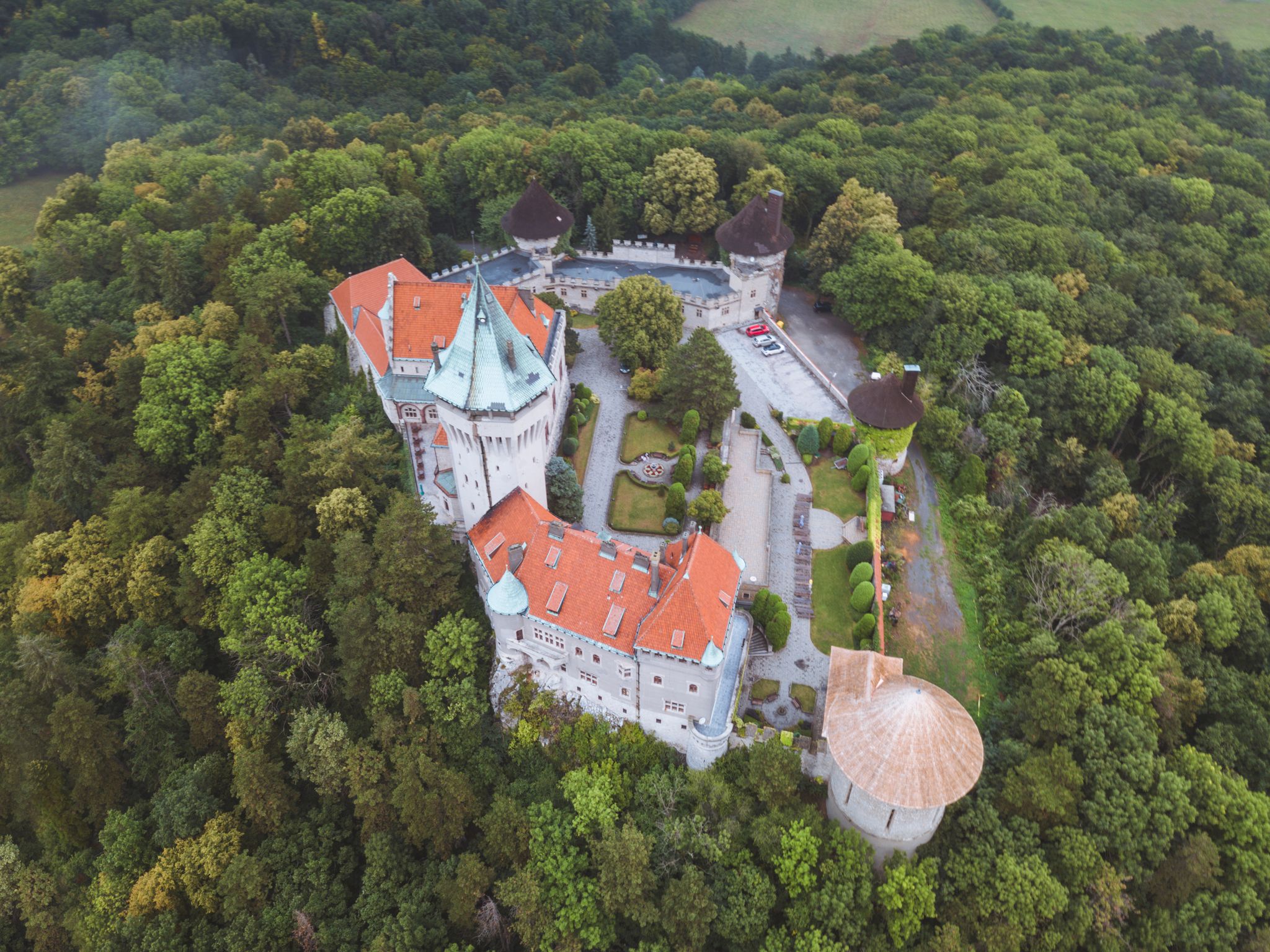 Photo of Smolenice Castle in Smolenice. Smolenice, Trnava Region, Slovakia.