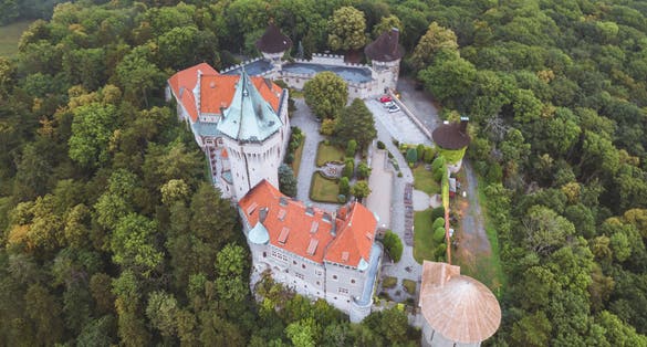 Photo of Smolenice Castle in Smolenice. Smolenice, Trnava Region, Slovakia.
