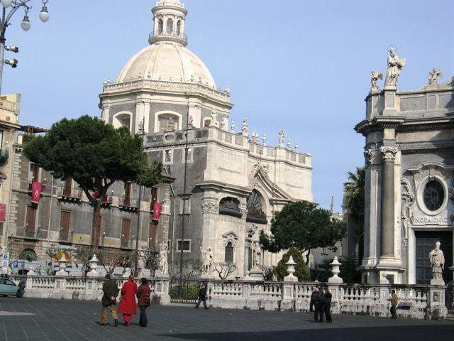 photo of view of Chiesa della Badia di Sant'Agata, Catania, Italy.