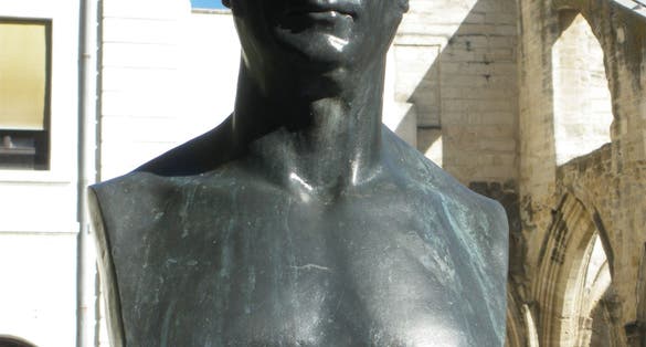 Bust of Esprit Requien in Avignon
