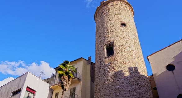 Photo of the Torre del Palau, Terrassa, Catalonia, Spain.