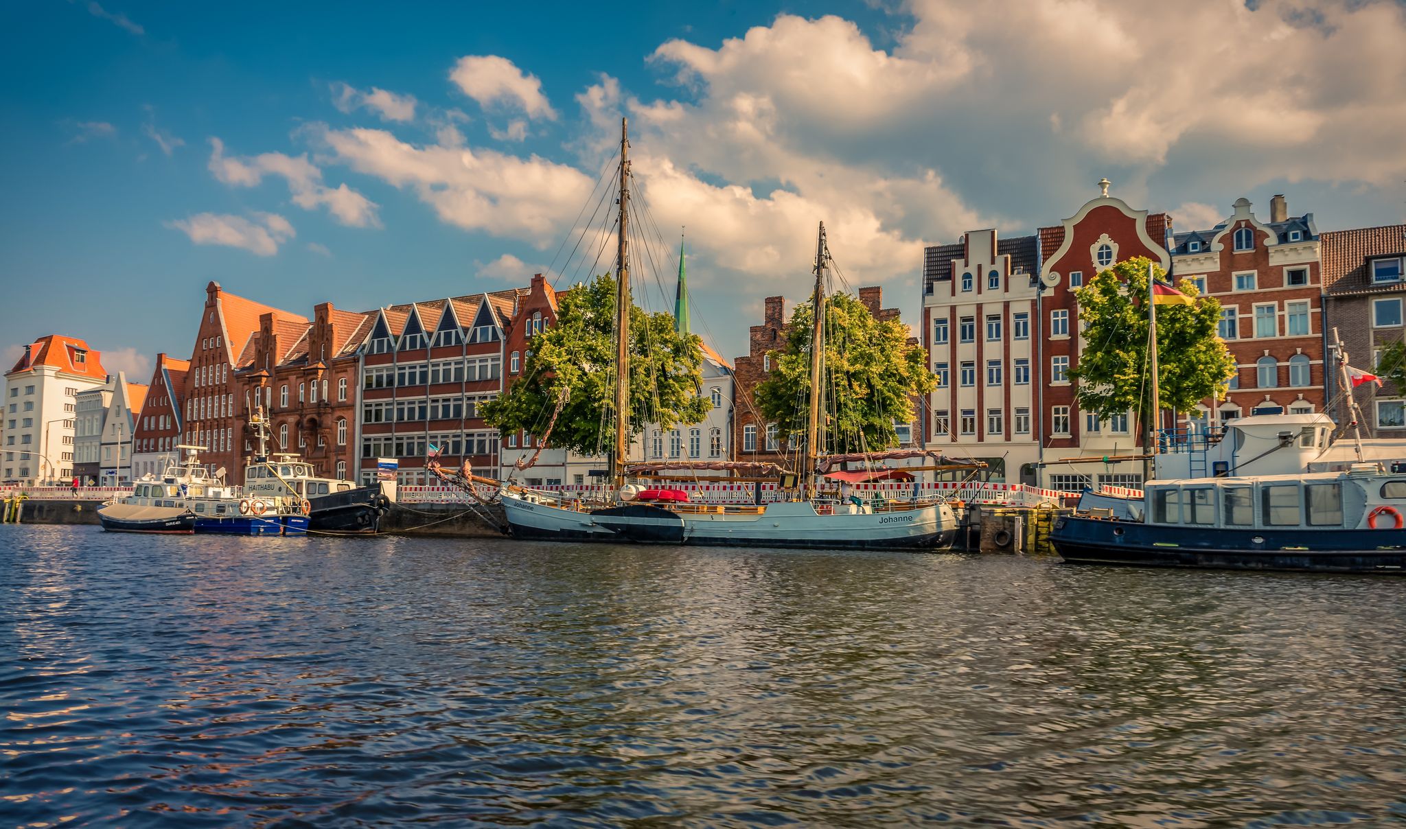 photo of view of Lübeck, Germany.