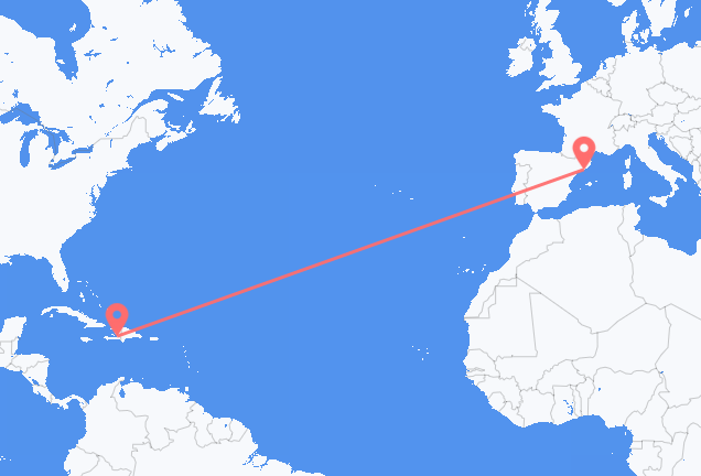 Port-au-Prince to Barcelona