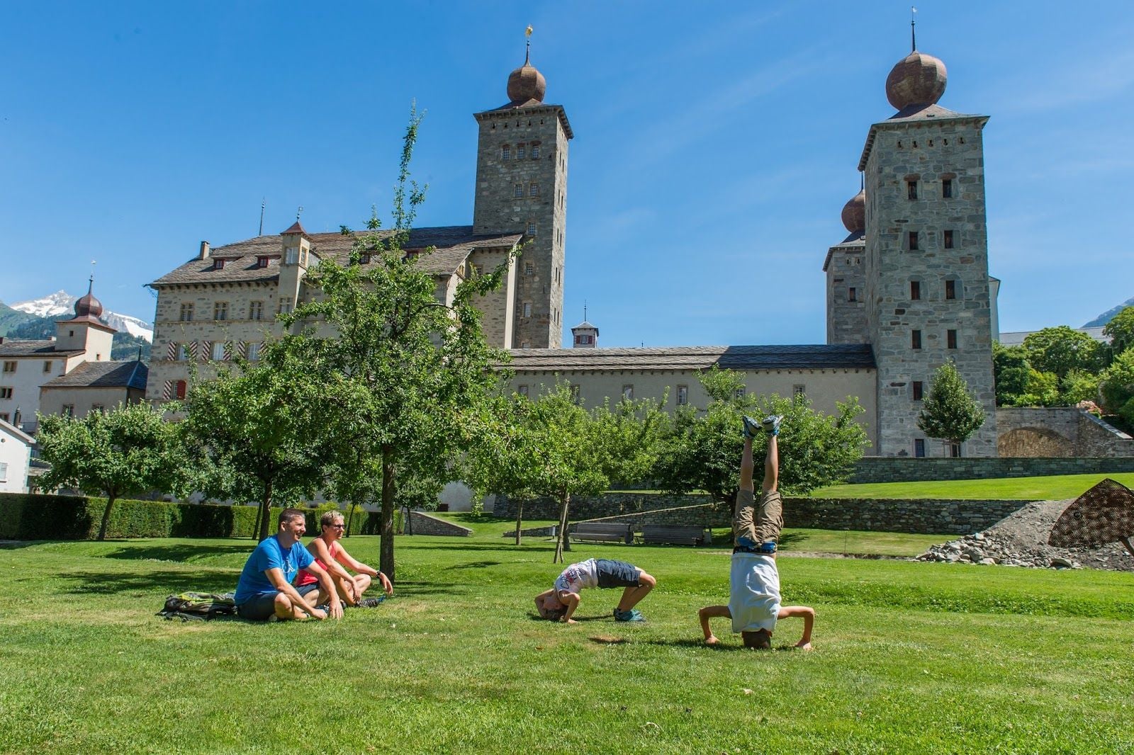 Stockalper Palace, Brig-Glis, Brig, Valais/Wallis, Switzerland
