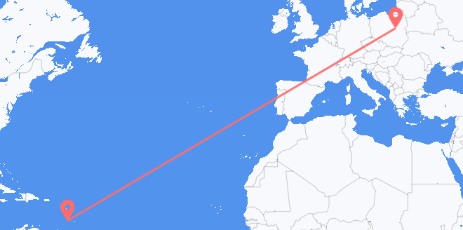 St. Vincent & Grenadines to Poland