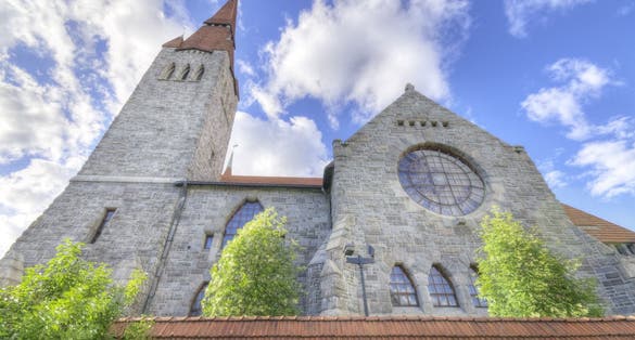 Tampere cathedral famous landmark in Finland