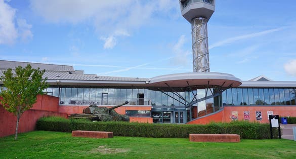 Established in 1947, the Tank Museum in Bovington, Dorset, displays a collection of armored fighting vehicles.