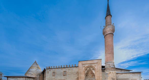 photo of Eşrefoğlu Mosque at morning in  Beyşehir, Konya Province, Turkey.