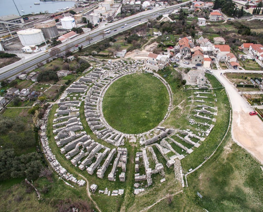 Amphitheatre Salona, Solin, Grad Solin, Split-Dalmatia County, Croatia