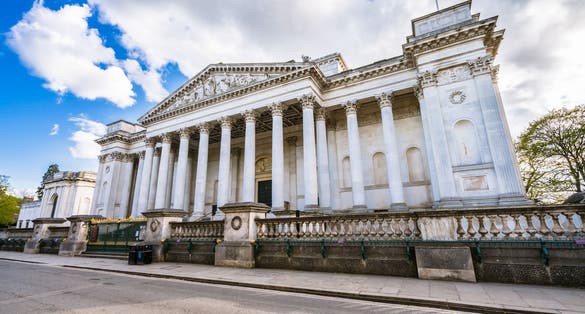 Photo of Fitzwilliam Museum located on Trumpington street in Cambridge