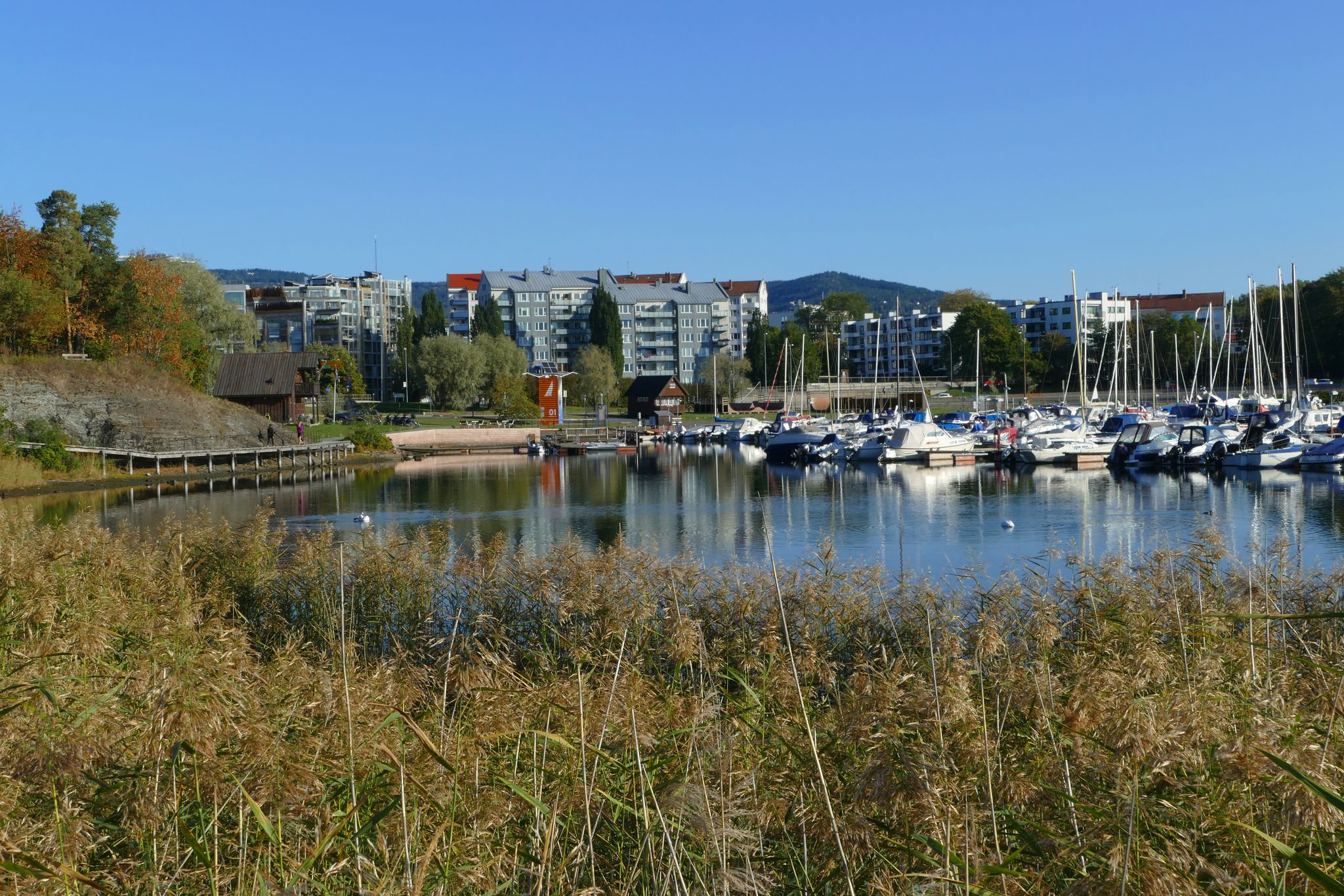 Bygdoy Peninsula harbour, museums, Oslo, Norway