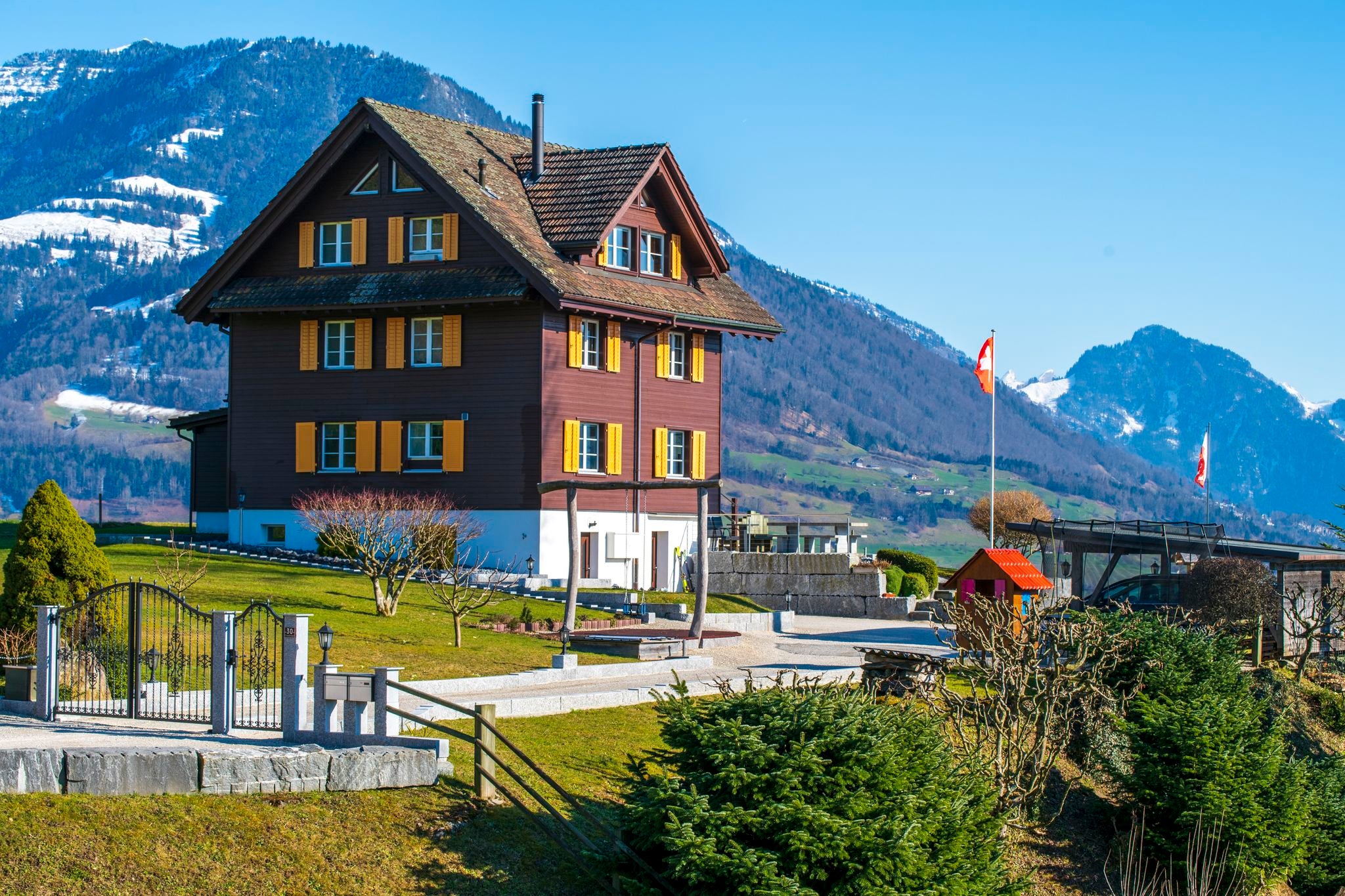 photo of view of Lucerne, Switzerland.