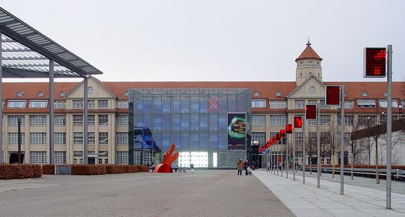 photo of view of ZKM, Zentrum für Kunst und Medientechnologie, Karlsruhe, Germany.