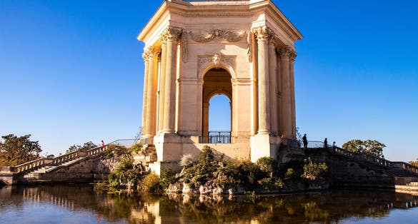 Photo of view from Chateau d'eau du Peyrou ,Montpellier, France.