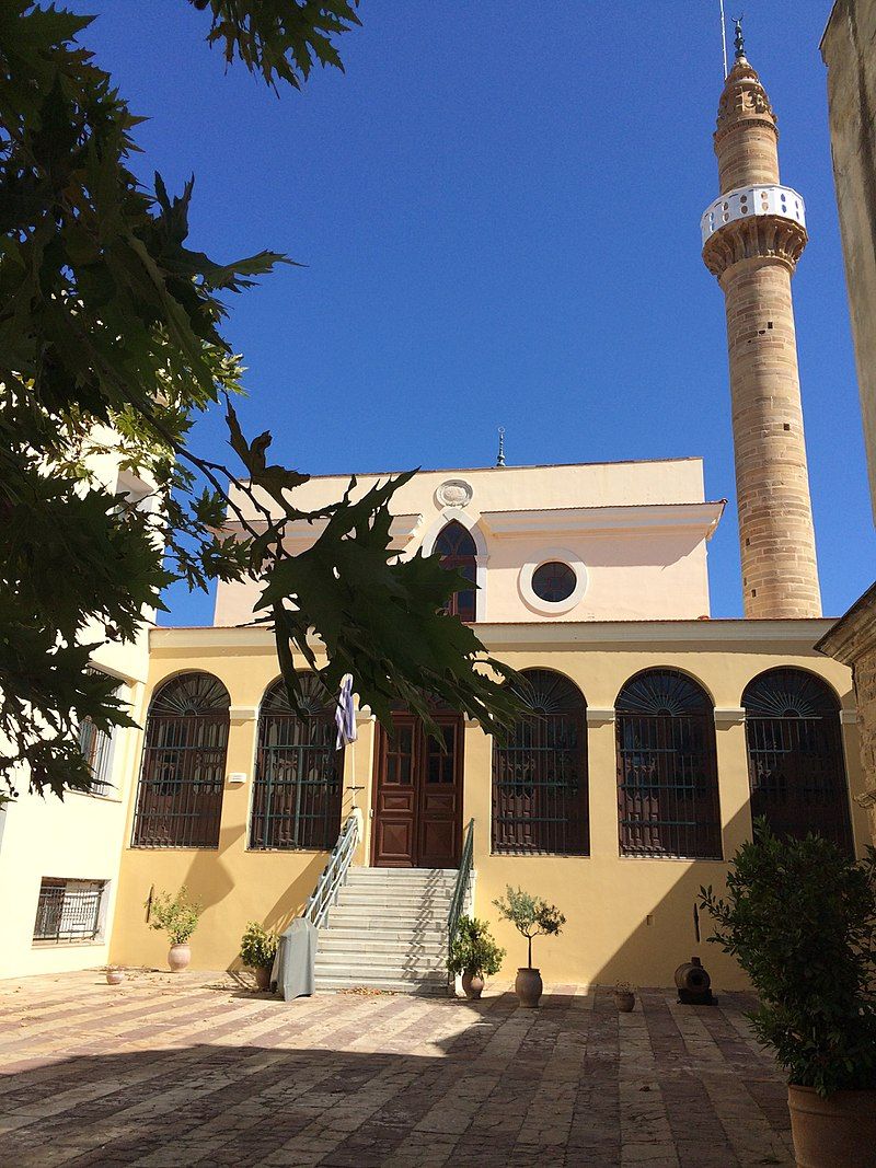 photo of More details The Byzantine Museum of Ioannina, with the Fethiye Mosque in the background, in the old citadel (Its Kale) of the city .
