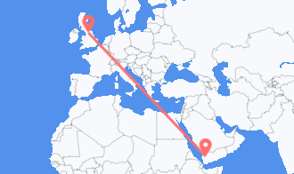 Yemen to England