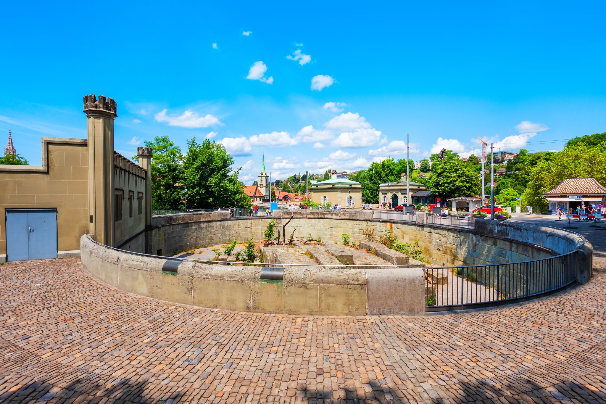 Photo of Bear Pit is a popular tourist attraction in Bern city in Switzerland.