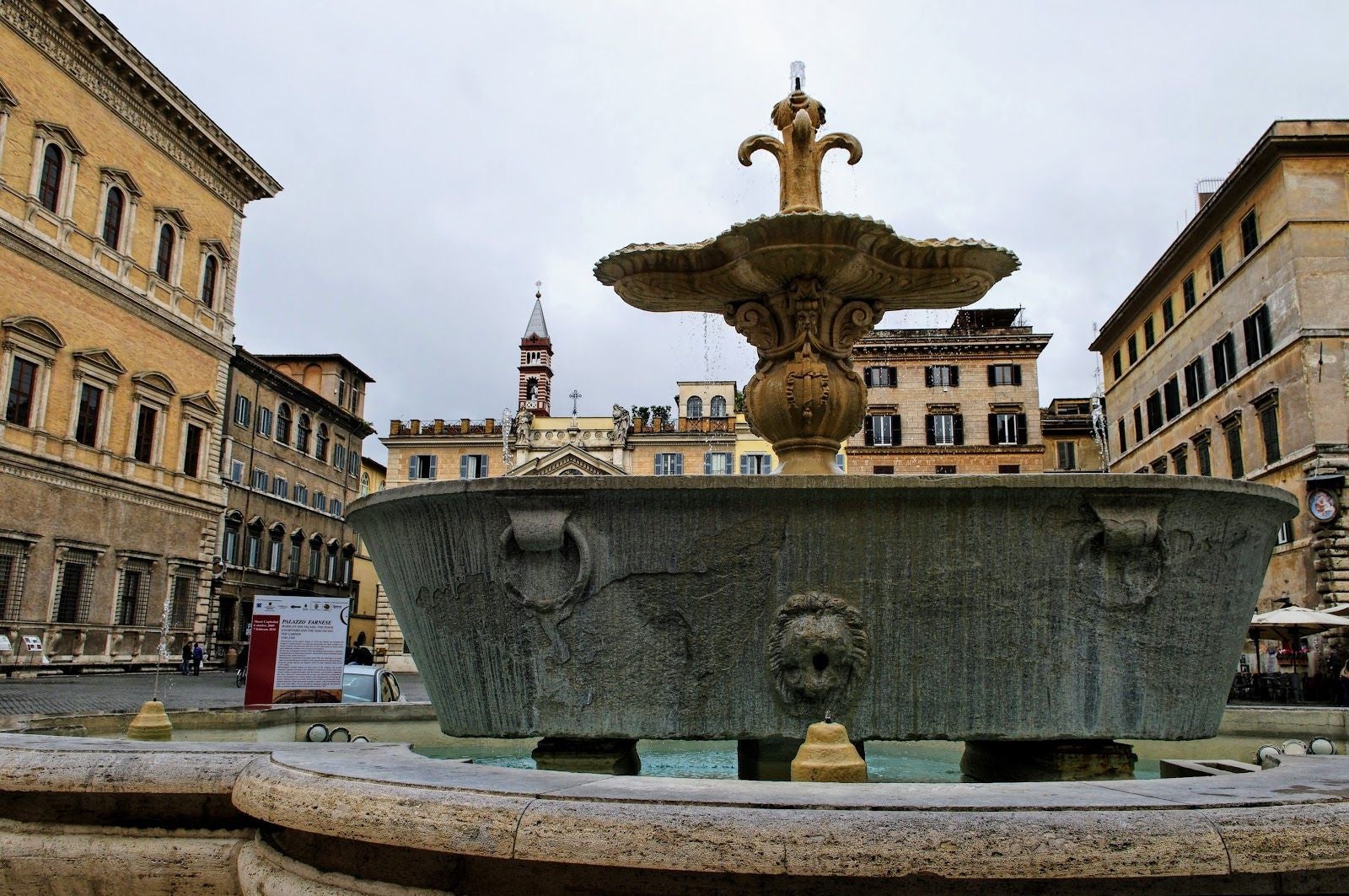 Fontana di Piazza Farnese, Municipio Roma I, Rome, Roma Capitale, Lazio, Italy