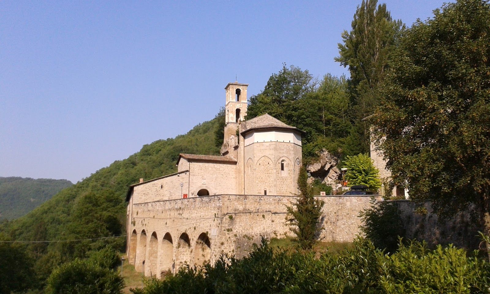 Abbey of Saint Eutizio, Preci, Perugia, Umbria, Italy