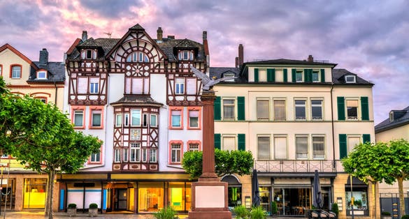 photo of  view of The war memorial on the Waisenhausplatz in Bad Homburg near Frankfurt, Germany
