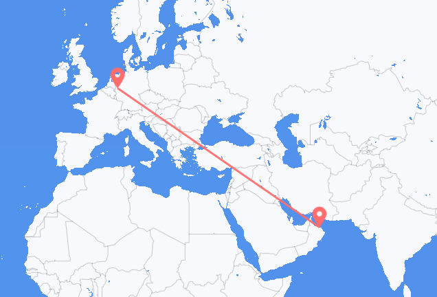 Muscat to Düsseldorf