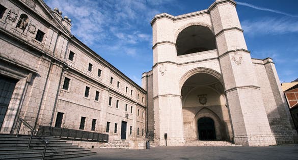 Photo of San Benito Church in Valladolid, Spain.