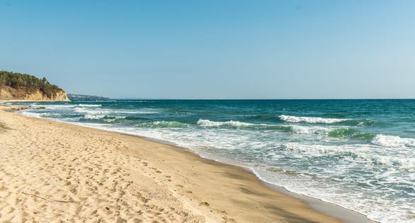 sea beach Bulgaria town Obzor