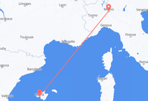Palma to Milan