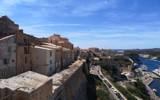 Photo of beautiful Grande Sperone beach, Bonifacio ,France.