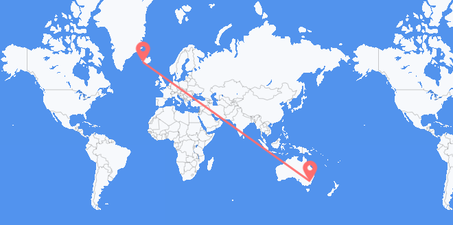 澳大利亚 目的地 冰岛