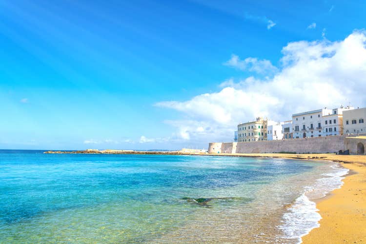 Beach of purity, Gallipoli, Italy