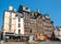 Photo of traditional half-timbered houses in the old town of Rennes, Brittany, France.
