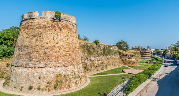 photo of view of Castel of Chios a north Aegean island in Greece.