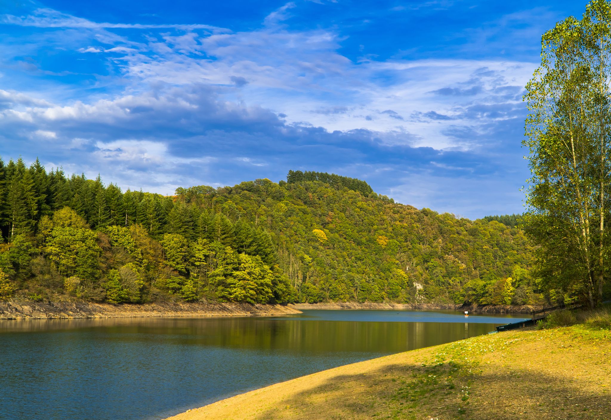 Meer van Echternach, lake in Luxembourg.