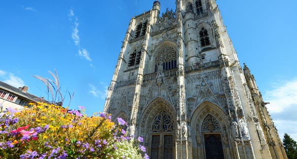 St Vulfran Collegiate Church, Abbeville, France.